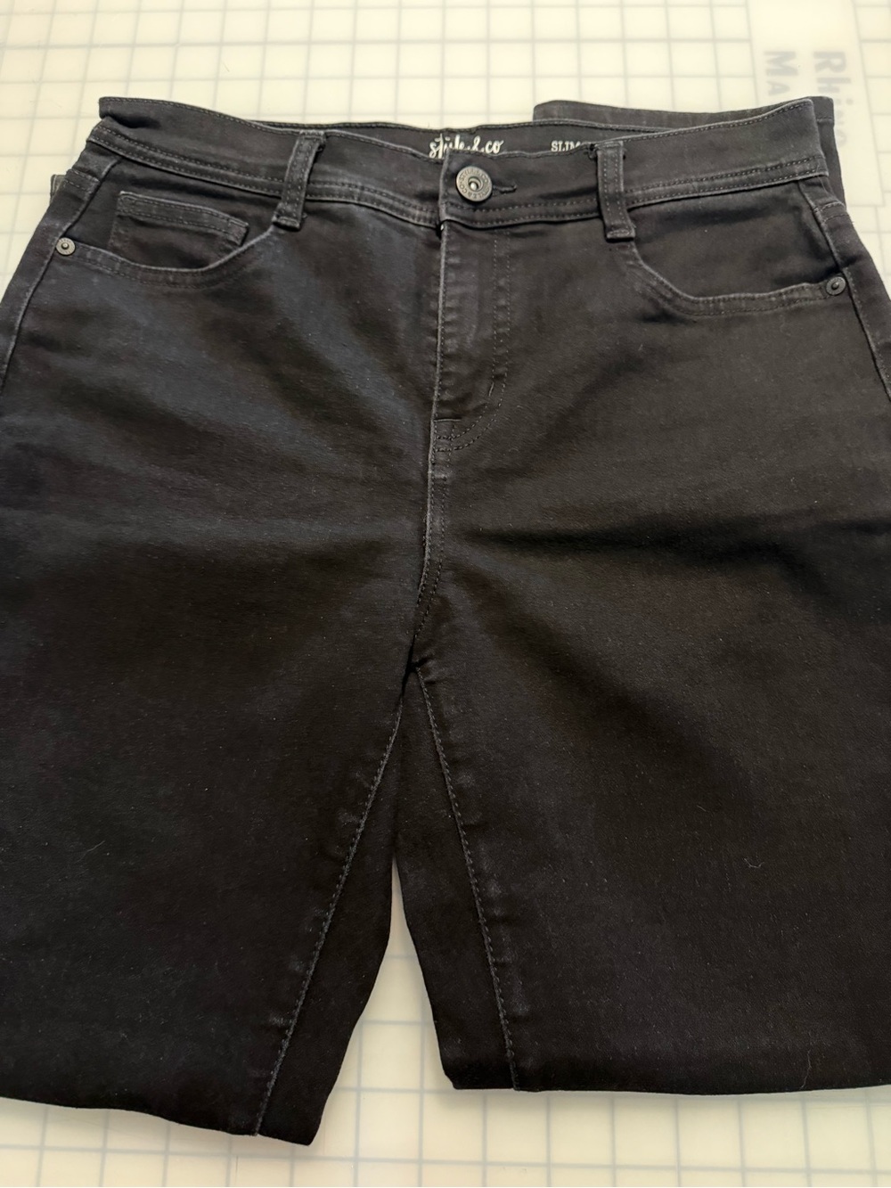 Style & Co. Black Slim Leg Jeans